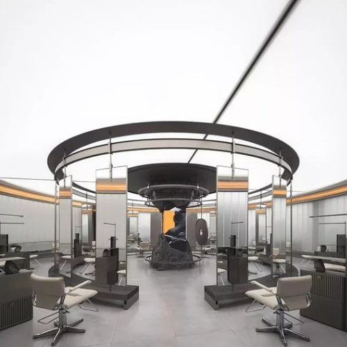 TEXTILE SHOPPING COMPLEX STRETCH CEILING